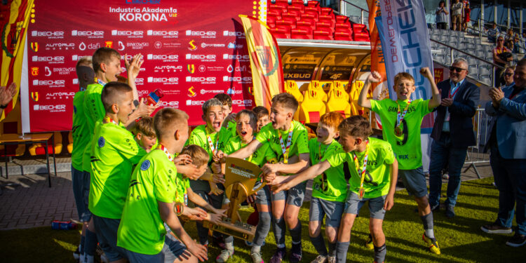 25.05.2025. Kielce. Exbud Arena. BECHER Industria Akademia Korona Cup U12 / Fot. Adrian Dróżdż - Radio Kielce