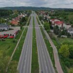 06.05.2025. Kielce. Ulica Krakowska. Miejsce, w którym mają powstać nowe wiaty przystankowe / Fot. Jarosław Kubalski - Radio Kielce