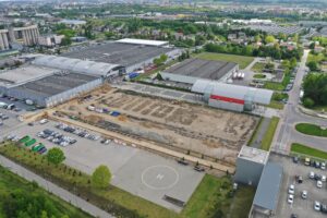 21.05.2025. Kielce. Targi Kielce. Budowa nowej hali wystawienniczej / Fot. Jarosław Kubalski – Radio Kielce