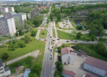 30.05.2025. Kielce. Ulica Krakowska, fragment od ul. Kaczmarka do ul. Armii Krajowej. / Fot. Jarosław Kubalski - Radio Kielce