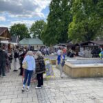 01.05.2025. Sandomierz. Turyści w mieście / Fot. Grażyna Szlęzak - Radio Kielce
