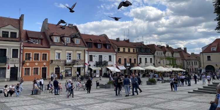 Majówka w Sandomierzu. Są turyści z całej Polski