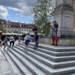 01.05.2025. Sandomierz. Turyści w mieście / Fot. Grażyna Szlęzak - Radio Kielce