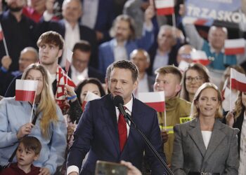 18.05.2025. Sandomierz. Wieczór wyborczy Rafała Trzaskowskiego / Fot. Jarosław Kubalski - Radio Kielce