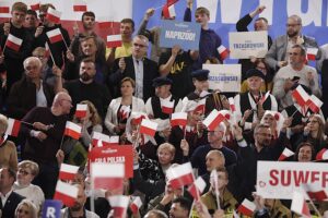 18.05.2025. Sandomierz. Wieczór wyborczy Rafała Trzaskowskiego / Fot. Jarosław Kubalski - Radio Kielce