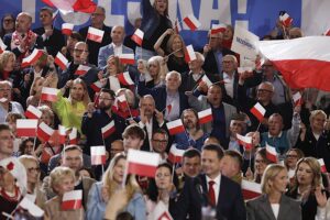 18.05.2025. Sandomierz. Wieczór wyborczy Rafała Trzaskowskiego / Fot. Jarosław Kubalski - Radio Kielce
