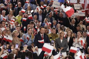 18.05.2025. Sandomierz. Wieczór wyborczy Rafała Trzaskowskiego / Fot. Jarosław Kubalski - Radio Kielce