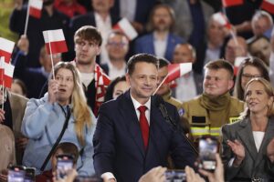 18.05.2025. Sandomierz. Wieczór wyborczy Rafała Trzaskowskiego / Fot. Jarosław Kubalski - Radio Kielce