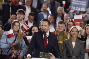 18.05.2025. Sandomierz. Wieczór wyborczy Rafała Trzaskowskiego / Fot. Jarosław Kubalski - Radio Kielce