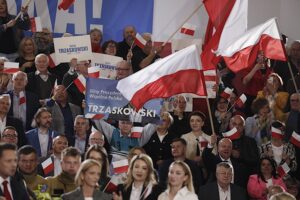 18.05.2025. Sandomierz. Wieczór wyborczy Rafała Trzaskowskiego / Fot. Jarosław Kubalski - Radio Kielce