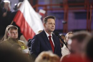 18.05.2025. Sandomierz. Wieczór wyborczy Rafała Trzaskowskiego / Fot. Jarosław Kubalski - Radio Kielce