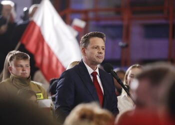18.05.2025. Sandomierz. Wieczór wyborczy Rafała Trzaskowskiego / Fot. Jarosław Kubalski - Radio Kielce