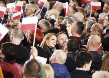 18.05.2025. Sandomierz. Wieczór wyborczy Rafała Trzaskowskiego / Fot. Jarosław Kubalski - Radio Kielce