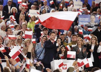 18.05.2025. Sandomierz. Wieczór wyborczy Rafała Trzaskowskiego / Fot. Jarosław Kubalski - Radio Kielce