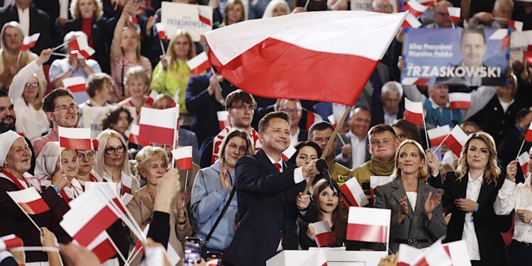18.05.2025. Sandomierz. Wieczór wyborczy Rafała Trzaskowskiego / Fot. Jarosław Kubalski - Radio Kielce