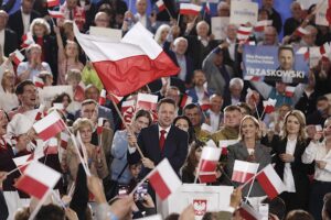 18.05.2025. Sandomierz. Wieczór wyborczy Rafała Trzaskowskiego / Fot. Jarosław Kubalski - Radio Kielce