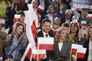 18.05.2025. Sandomierz. Wieczór wyborczy Rafała Trzaskowskiego / Fot. Jarosław Kubalski - Radio Kielce