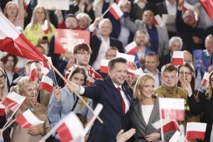 18.05.2025. Sandomierz. Wieczór wyborczy Rafała Trzaskowskiego / Fot. Jarosław Kubalski - Radio Kielce