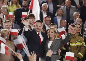 Sandomierz. Wieczór wyborczy Rafała Trzaskowskiego