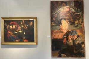 09.05.2025. Sandomierz. Wystawa prac Stanisława Kwiatkowskiego / Fot. Grażyna Szlęzak - Radio Kielce