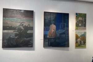 „Renesans Man z Opatowa” - nowa wystawa w galerii BWA Sandomierz - Radio Kielce 09.05.2025. Sandomierz. Wystawa prac Stanisława Kwiatkowskiego / Fot. Grażyna Szlęzak - Radio Kielce