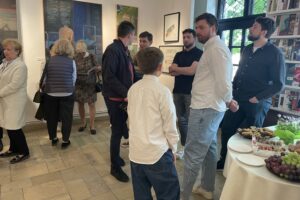 „Renesans Man z Opatowa” - nowa wystawa w galerii BWA Sandomierz - Radio Kielce 09.05.2025. Sandomierz. Wystawa prac Stanisława Kwiatkowskiego / Fot. Grażyna Szlęzak - Radio Kielce