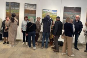 „Renesans Man z Opatowa” - nowa wystawa w galerii BWA Sandomierz - Radio Kielce 09.05.2025. Sandomierz. Wystawa prac Stanisława Kwiatkowskiego / Fot. Grażyna Szlęzak - Radio Kielce