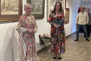 „Renesans Man z Opatowa” - nowa wystawa w galerii BWA Sandomierz - Radio Kielce 09.05.2025. Sandomierz. Wystawa prac Stanisława Kwiatkowskiego / Fot. Grażyna Szlęzak - Radio Kielce