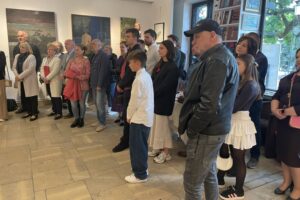 „Renesans Man z Opatowa” - nowa wystawa w galerii BWA Sandomierz - Radio Kielce 09.05.2025. Sandomierz. Wystawa prac Stanisława Kwiatkowskiego / Fot. Grażyna Szlęzak - Radio Kielce
