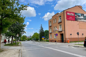 08.05.2025. Kielce. Ulica Żeromskiego / Fot. Wiktor Taszłow - Radio Kielce