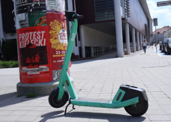 Hulajnoga elektryczna / Fot. Adrian Dróżdż - Radio Kielce