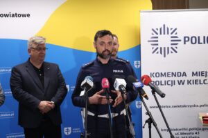 29.05.2025. Kielce. Inauguracja projektu edukującego użytkowników hulajnóg elektrycznych w zakresie bezpieczeństwa / Fot. Adrian Dróżdż