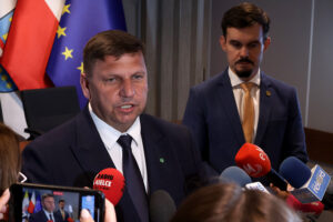 7.05.2025. Kielce. Świętokrzyski Urząd Wojewódzki. Konferencja prasowa / Fot. Adrian Dróżdż - Radio Kielce