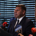 7.05.2025. Kielce. Świętokrzyski Urząd Wojewódzki. Konferencja prasowa / Fot. Adrian Dróżdż - Radio Kielce