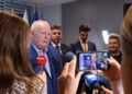 7.05.2025. Kielce. Świętokrzyski Urząd Wojewódzki. Konferencja prasowa / Fot. Adrian Dróżdż - Radio Kielce