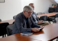 14.05.2025. Kielce. Spotkanie komitetu organizującego uroczystości 45. rocznicy powstania NSZZ Solidarność. Na zdjęciu: Mieczysław Gójski – wiceprzewodniczący Zarządu Regionu Świętokrzyskiego NSZZ „Solidarność” / Fot. Adrian Dróżdż – Radio Kielce