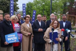 16.05.2025. Kielce. Podsumowanie kampanii wyborczej / Fot. Adrian Dróżdż