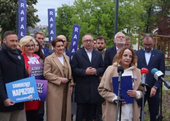 16.05.2025. Kielce. Podsumowanie kampanii wyborczej / Fot. Adrian Dróżdż
