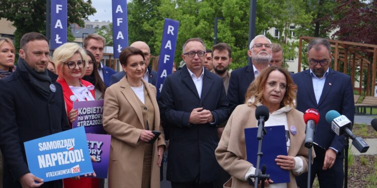 16.05.2025. Kielce. Podsumowanie kampanii wyborczej / Fot. Adrian Dróżdż