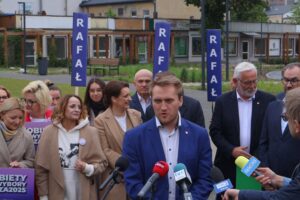16.05.2025. Kielce. Podsumowanie kampanii wyborczej / Fot. Adrian Dróżdż