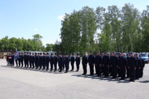 21.05.2025. Kielce. Uroczystość ślubowania nowo przyjętych policjantów / Fot. Adrian Dróżdż