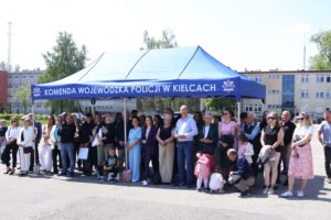 21.05.2025. Kielce. Uroczystość ślubowania nowo przyjętych policjantów / Fot. Adrian Dróżdż