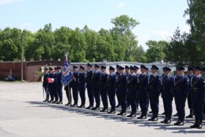 21.05.2025. Kielce. Uroczystość ślubowania nowo przyjętych policjantów / Fot. Adrian Dróżdż