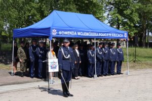 21.05.2025. Kielce. Uroczystość ślubowania nowo przyjętych policjantów / Fot. Adrian Dróżdż