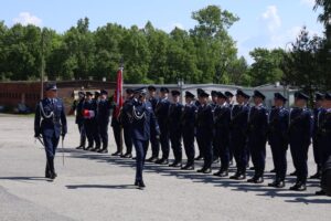 21.05.2025. Kielce. Uroczystość ślubowania nowo przyjętych policjantów / Fot. Adrian Dróżdż