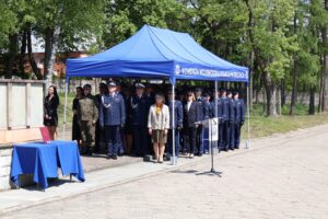 21.05.2025. Kielce. Uroczystość ślubowania nowo przyjętych policjantów / Fot. Adrian Dróżdż