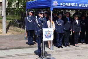 21.05.2025. Kielce. Uroczystość ślubowania nowo przyjętych policjantów / Fot. Adrian Dróżdż