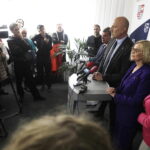 05.05.2025. Kielce. Urząd Marszałkowski Województwa Świętokrzyskiego. Briefing prasowy dot. sprawy konkursu na dyrektora Teatru im. Stefana Żeromskiego w Kielcach / Fot. Jarosław Kubalski - Radio Kielce