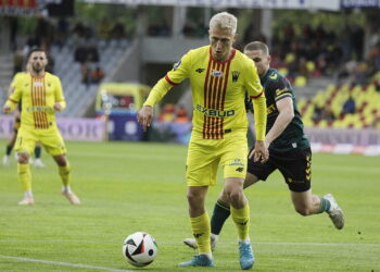 05.05.2025  Kielce. 31. kolejka piłkarskiej Ekstraklasy. Mecz GKS Katowice – Korona Kielce / Fot. Jarosław Kubalski - Radio Kielce