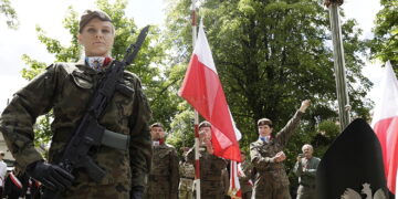 08.05.2025. Kielce. Cmentarz Wojsk Polskich. Wojewódzkie Obchody Narodowego Dnia Zwycięstwa / Fot. Jarosław Kubalski - Radio Kielce